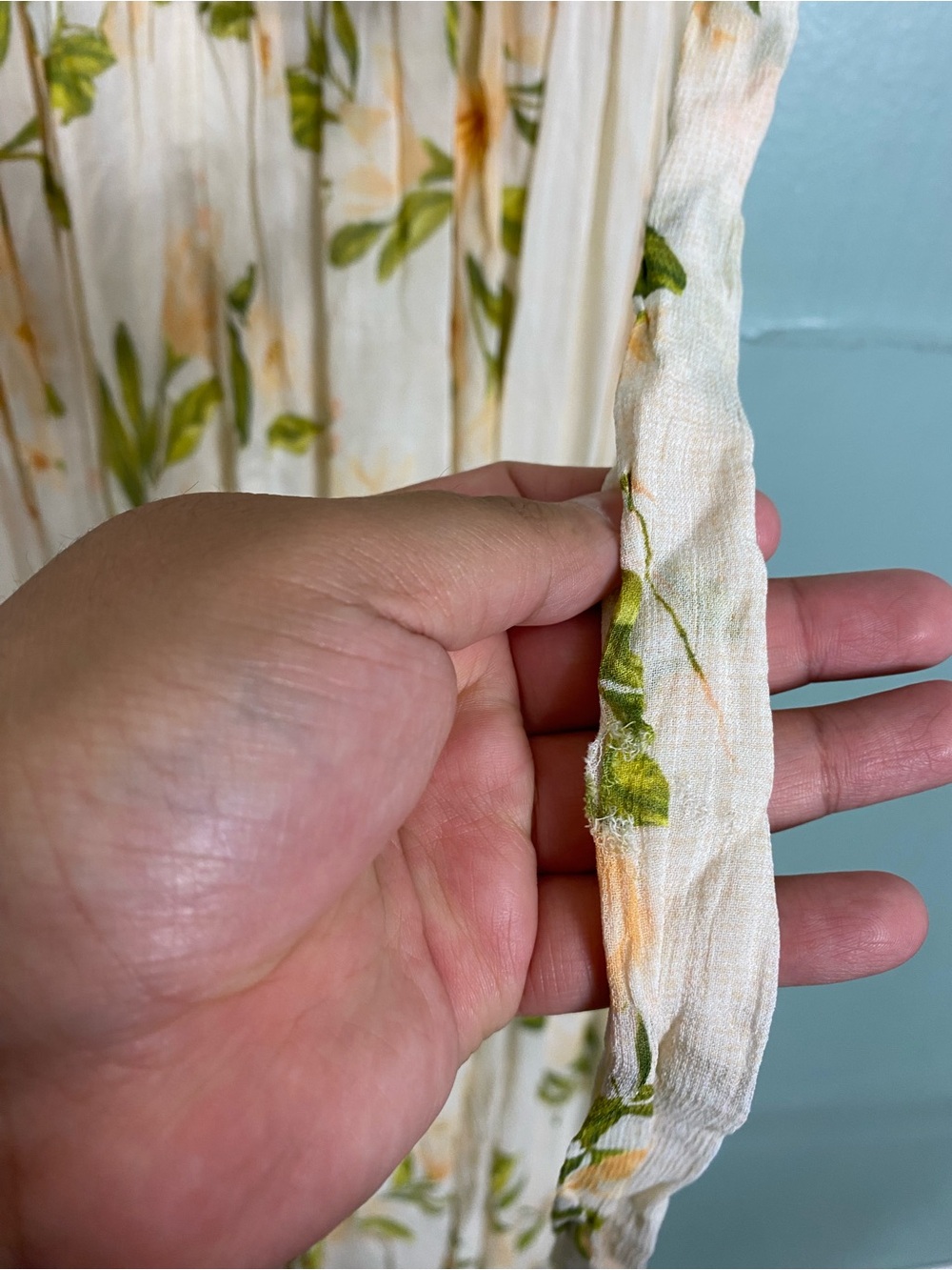 Farm Rio‎ V Neck Floral Chiffon Maxi Dress Halter Tropical Small Vacation - Picture 11 of 11